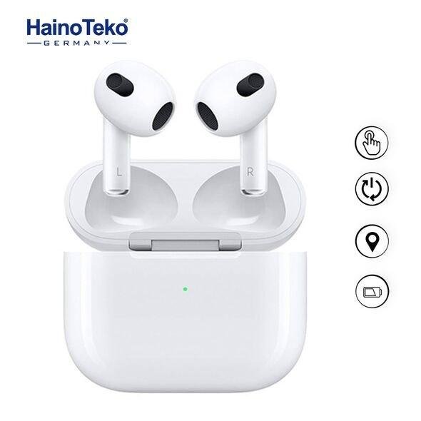 سماعات الأذن اللاسلكية بتقنية البلوتوث مع علبة شحن HainoTeko Ecouteurs Bluetooth 5.2 Sans Fil Avec Boîte De Charge AIR-P3