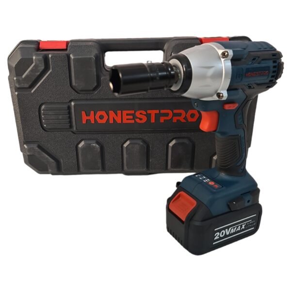 Clé A Choc Boulonneuse A Batterie 20V 2Ah BRUSHLESS HONESTPRO