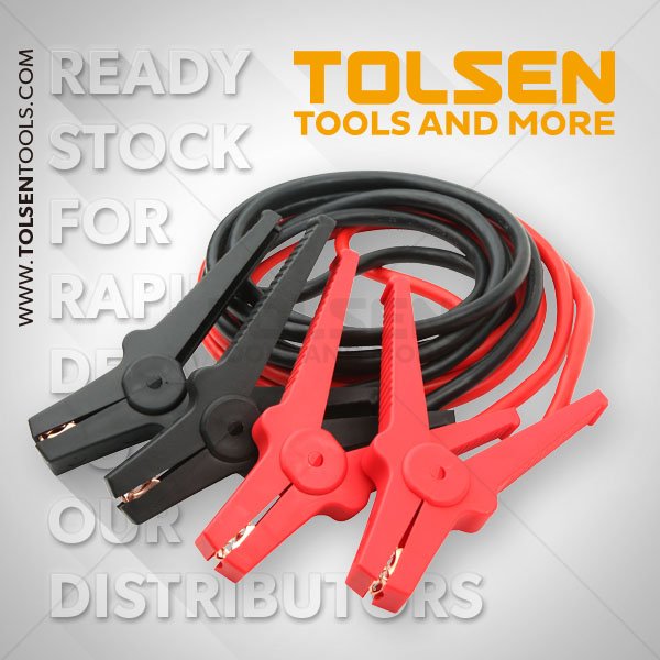 Cable masse Booster De démarrage auto 3M (auto camion) TOLSEN