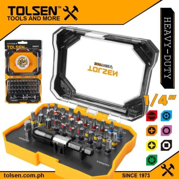 Coffret d'embouts 32pcs TOLSEN