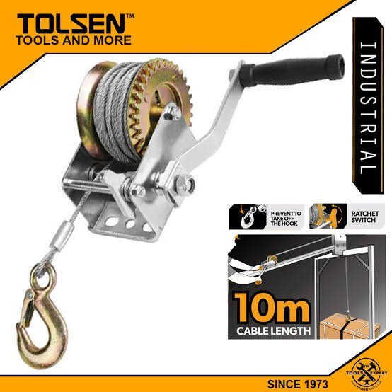 Treuil Manuel 800Lbs (362kg) 10M TOLSEN