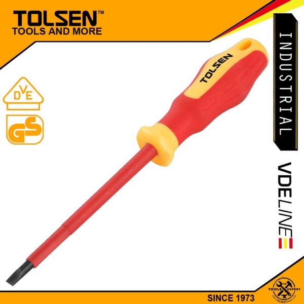 Tournevis Isolé VDE 1000v 5.5x125mm TOLSEN