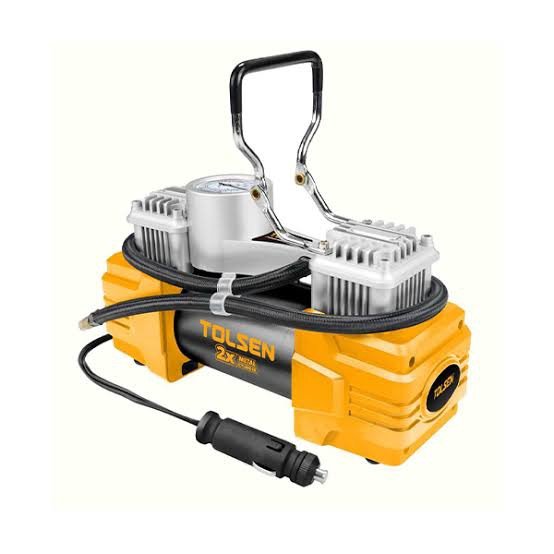 Compresseur Auto Double Pistons 12V TOLSEN