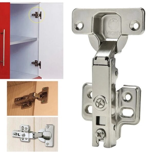 2Pcs charnière De Porte semi coudée
