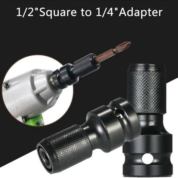 Adaptateur Convertisseur hexagonale (boulonneuse) 1/2" en porte embout visseuse SFT
