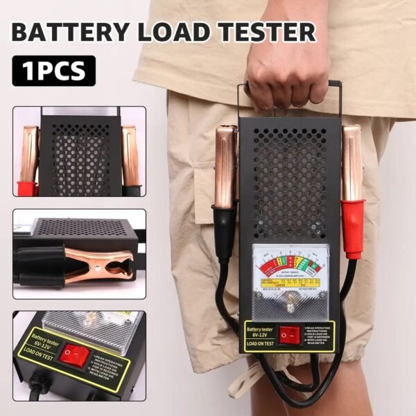 Testeur Charge De Batterie 6-12V 100A Professionnel Chrome SFT