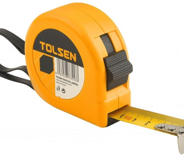 Metre a ruban jaune 5m TOLSEN