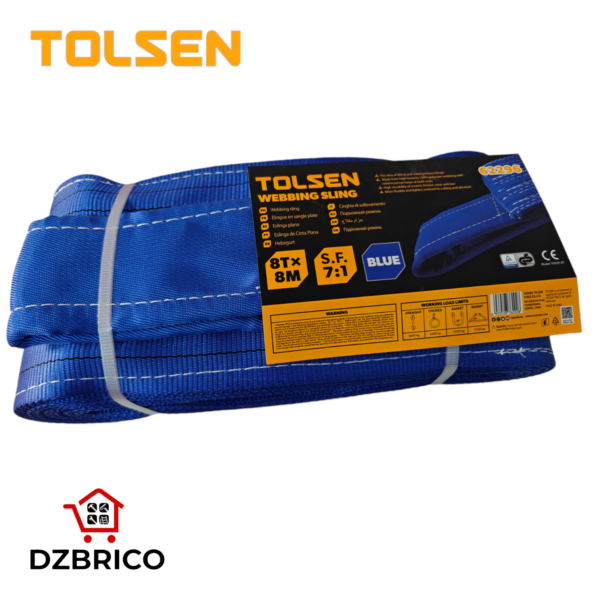 Sangle De Levage En tissu 8 Ton 8M TOLSEN