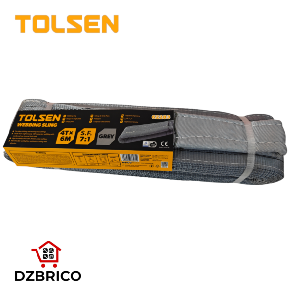 Sangle De Levage En tissu 4 Ton 6M TOLSEN