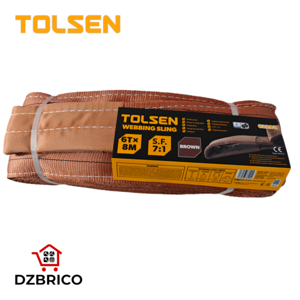 Sangle De Levage En tissu 6Ton 8M TOLSEN
