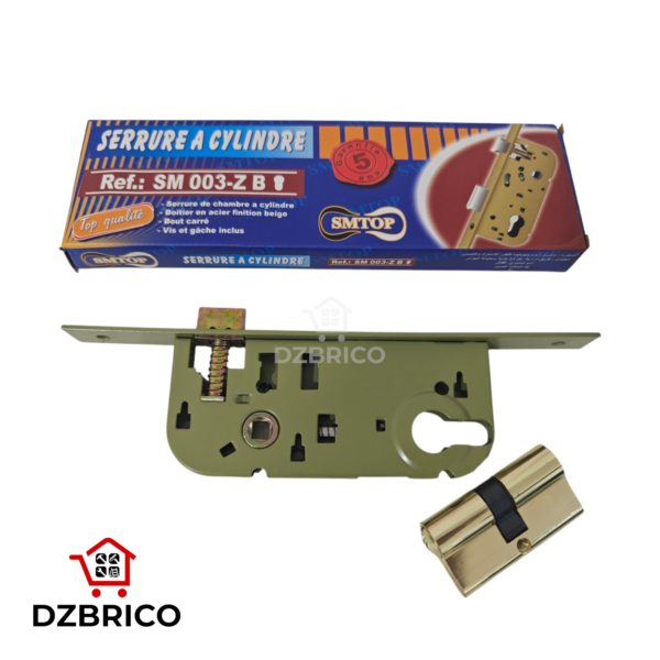 Serrure encastree cylinre SM003ZB SMTOP
