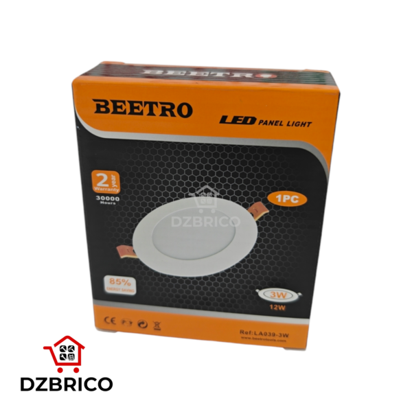 Lampe Spot LED Rond 3W 88mm BEETRO
