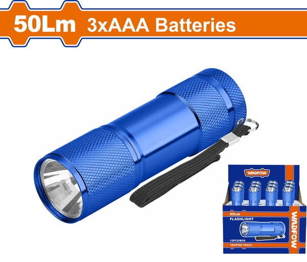 Mini lampe torche a piles 50LM WADFOW
