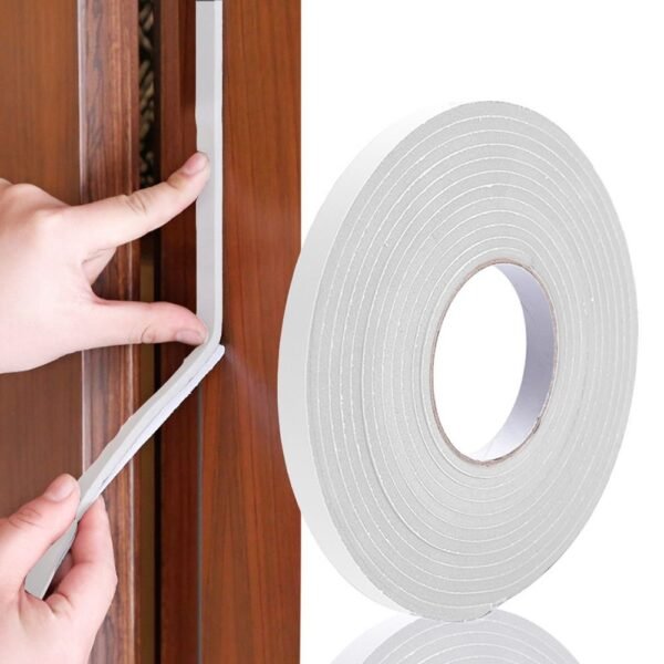 Bande Autoadhésif d'isolation de portes et fenêtres 3.5mm x 1.8cm 4M