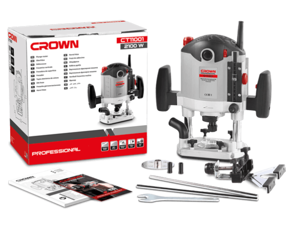 Défonceuse 2100w 12mm CT11001 - CROWN