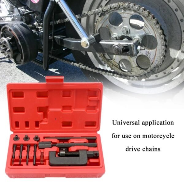 ensemble d'outils de rivetage universel pour moto, disjoncteur de chaîne de vélo