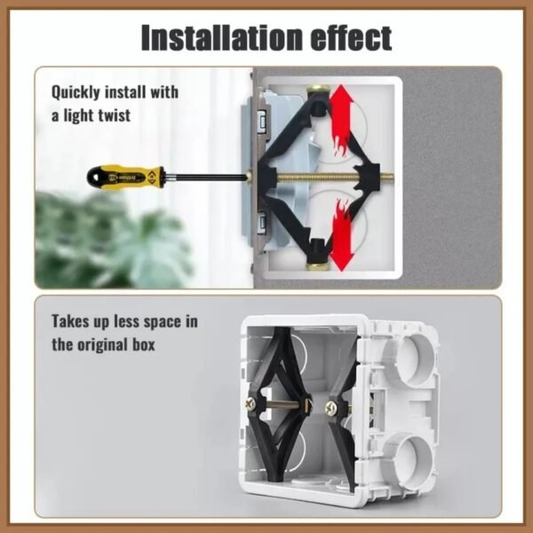 10 Outil De Réparation Et Fixation De Boîtier D'interrupteur Électricité 10 Pièces – Image 4