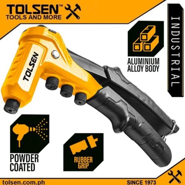 Riveteuse aluminium industriel 8" TOLSEN