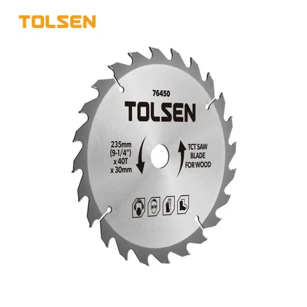 Disque a bois 254mm 60dents TOLSEN