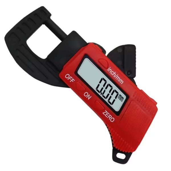 Palmer Jauge d'épaisseur électronique 0-12.7mm Rouge