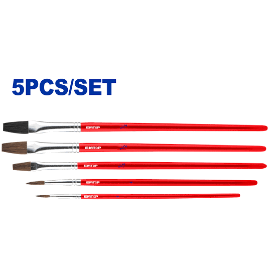 Kit Jeux de pinceaux 5 pièces EMTOP