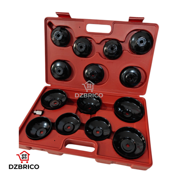 Coffret de cloche clé filtre 14 pièces GS OPTIMUS SFT