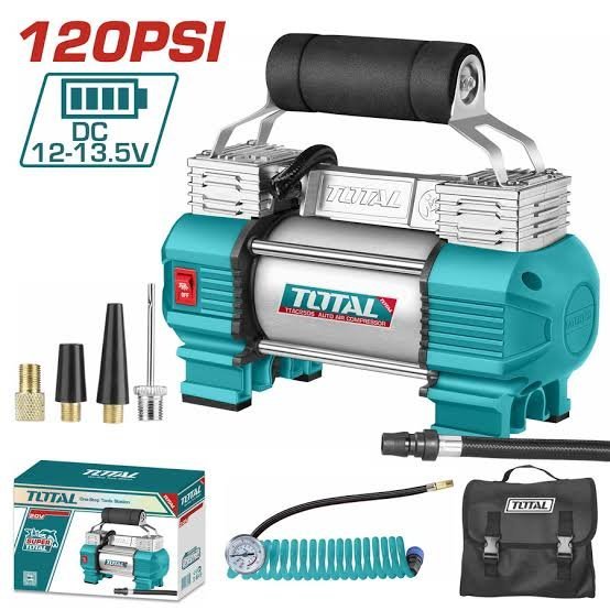 Compresseur auto 120psi 12V TOTAL