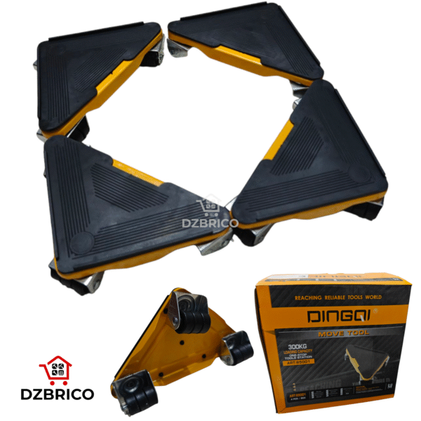 Support de réfrigérateur et machine à laver roulant 4pcs DINGQI