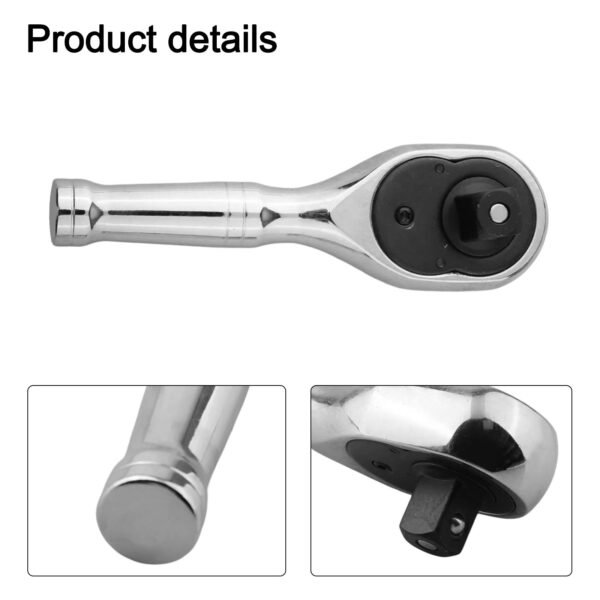 Mini bras cliquet chrome 1/4"