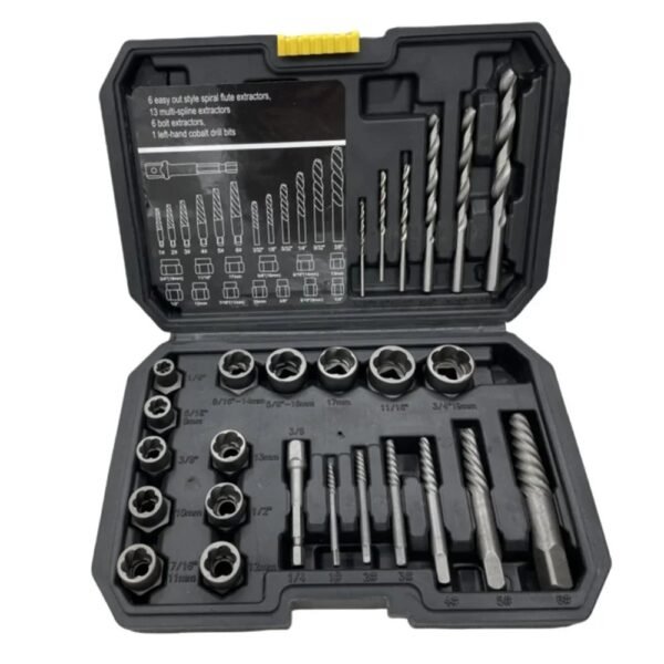 Caisse extracteur ecrou 26 Pieces