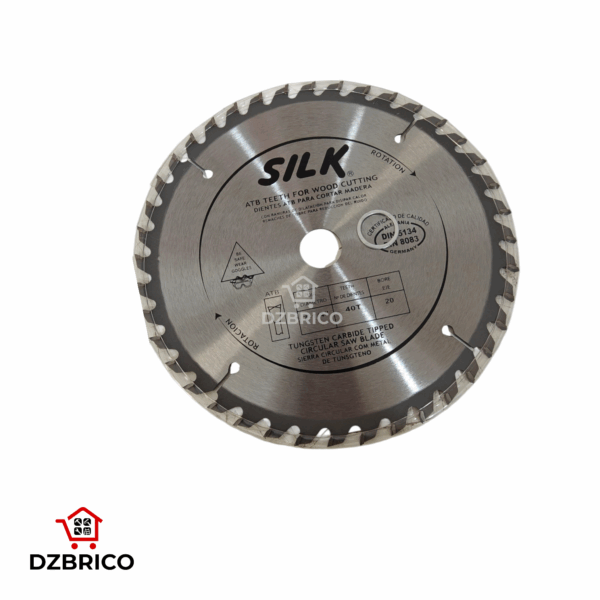 disque a bois 180mm 40 dents silk