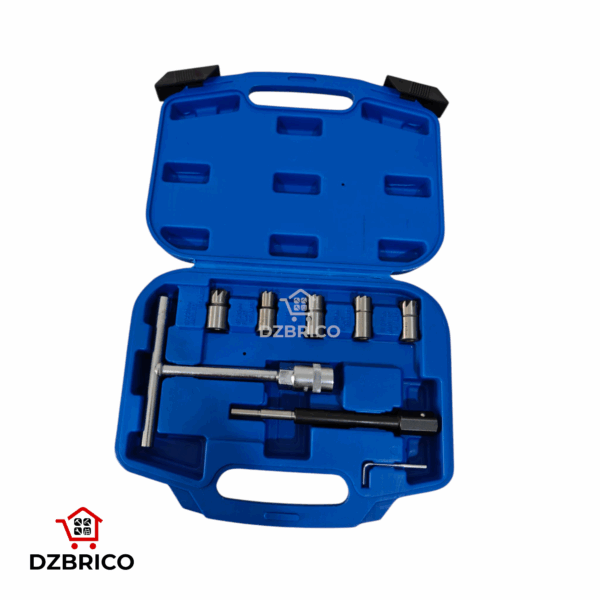 Coffret outils de nettoyage alésoir de siège injecteur 7pcs