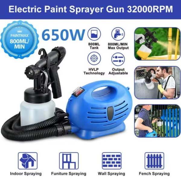 Pistolet de peinture Électrique 800ml 650W SL
