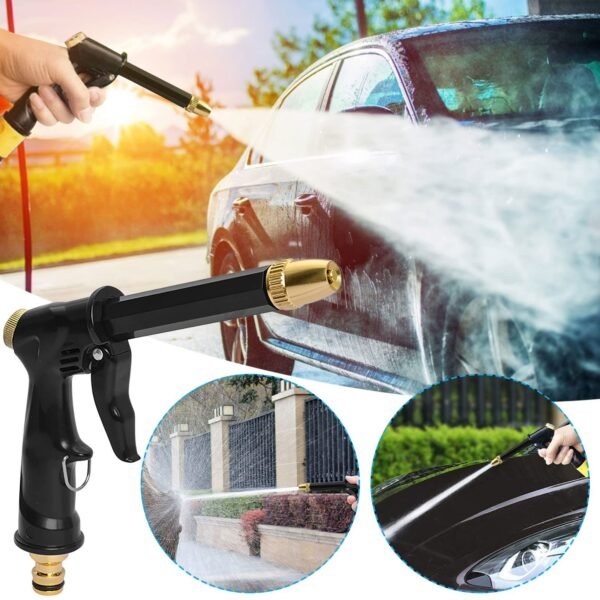Pistolet de nettoyage et arrosage avec 3 raccord rapide