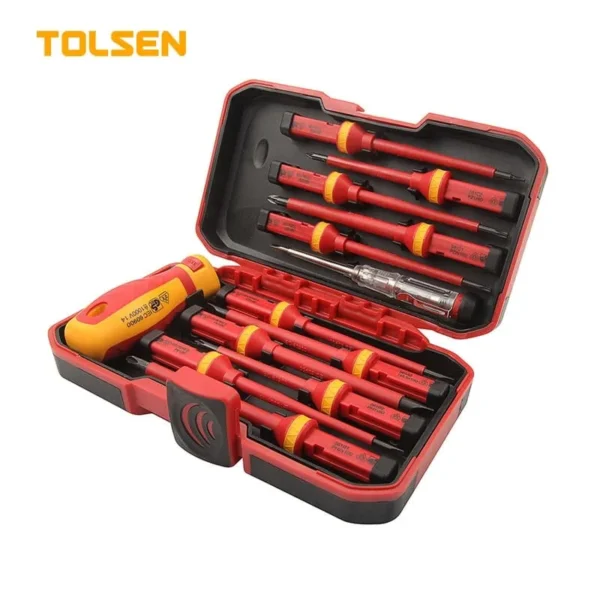 Coffret Tournevis Isolée 13Pcs - TOLSEN