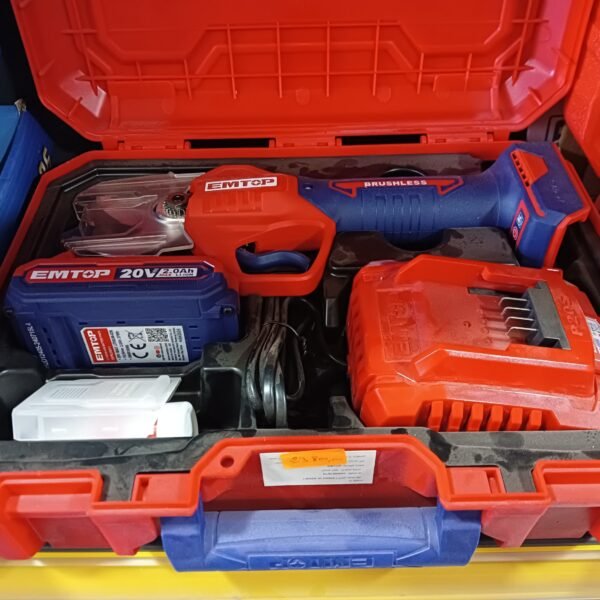 secateur elect emtop 20v