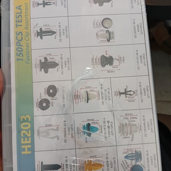 boîte de rivet en plastique pour voiture