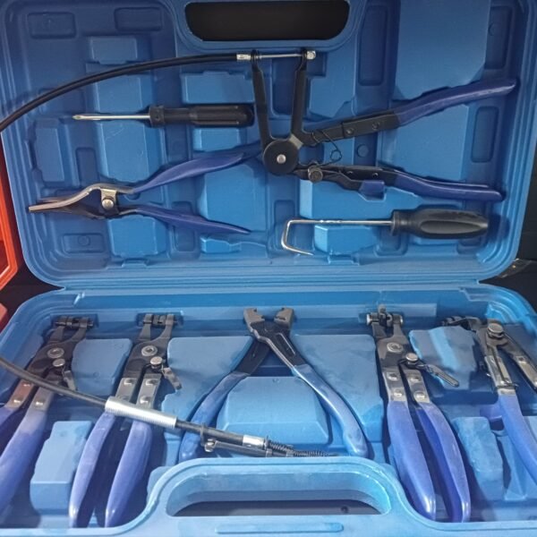 coffret de 9pince a coller anneau de serrage de tuyau (boîte bleu )sft