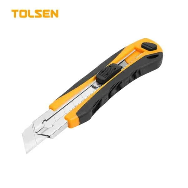 Cutter Prefessionnel avec 3 Rechanges 18x100mm TOLSEN